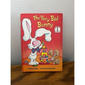 Vtg 1984 Dr. Suess The Very Bad Bunny (A Beginner Book) - Hardcover - EUC